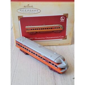 Hallmark Lionel Hiawatha observation car 2004 ornament train Xmas